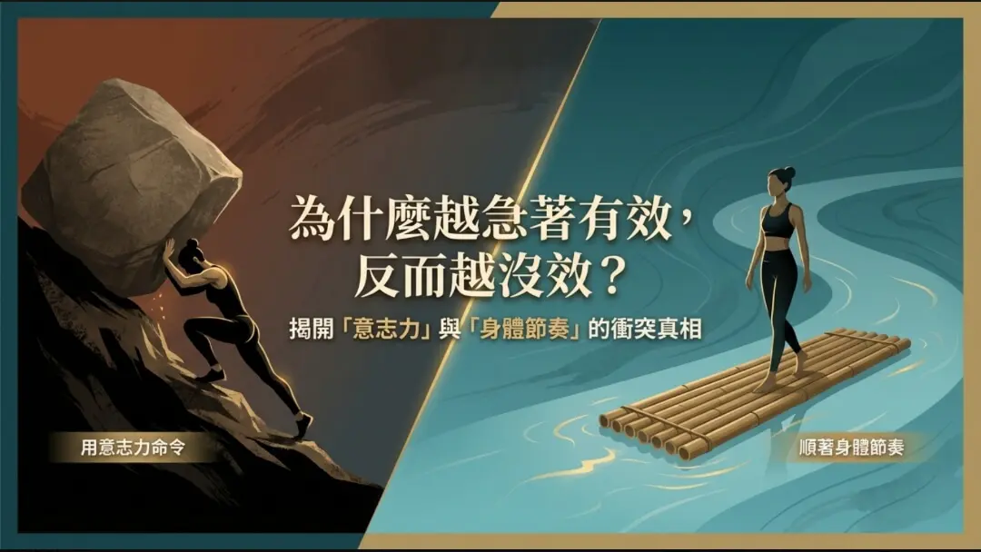 練氣功最怕太心急:越想快點有效,身體越容易緊、越沒有反應